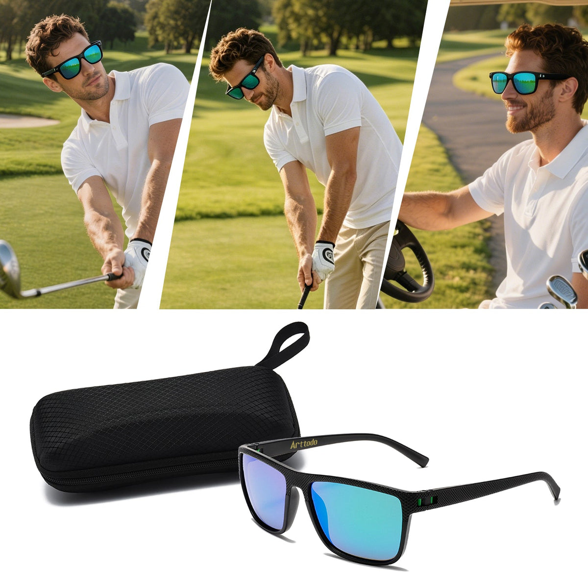 Artoto Golf Polarized Ball-Finder Sunglasses