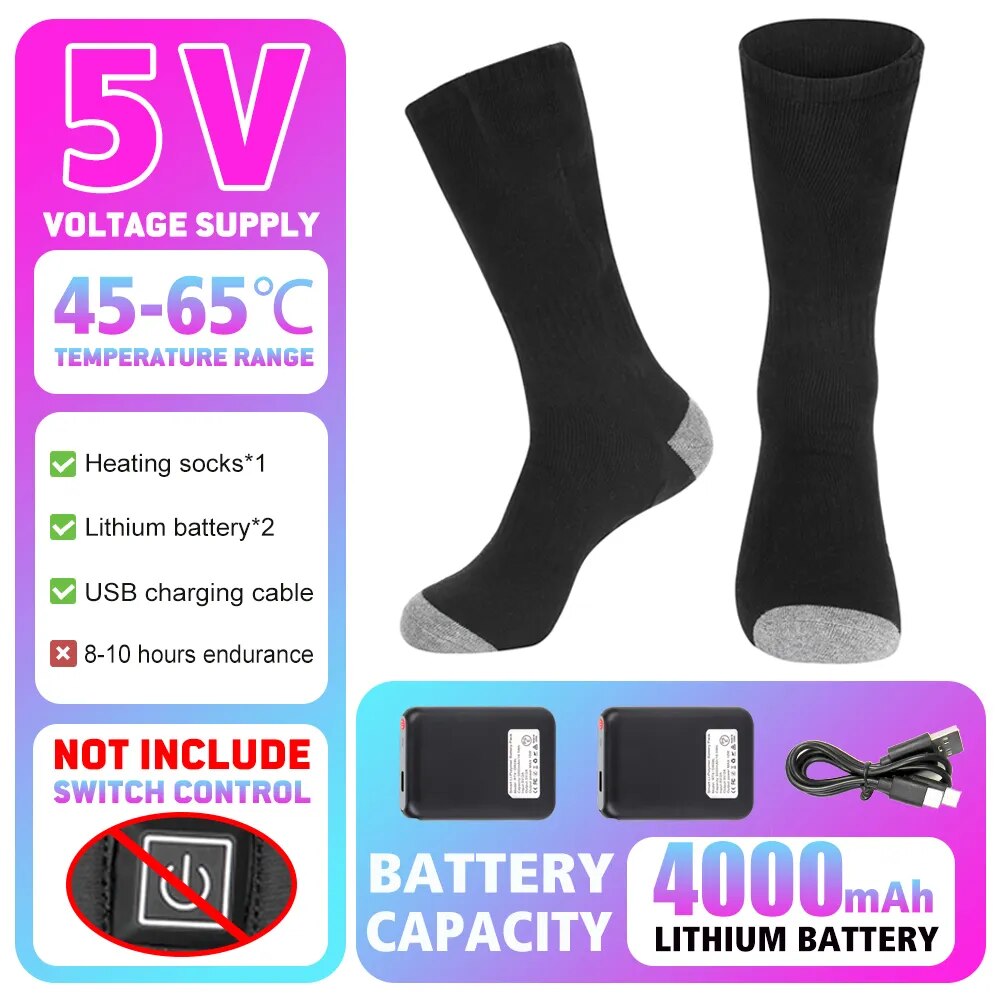 ThermicSocks™ Men's & Women's Heated Socks
