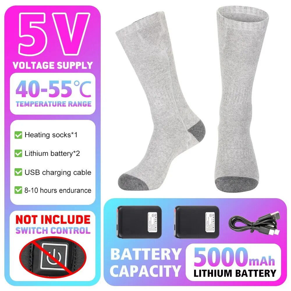 ThermicSocks™ Men's & Women's Heated Socks