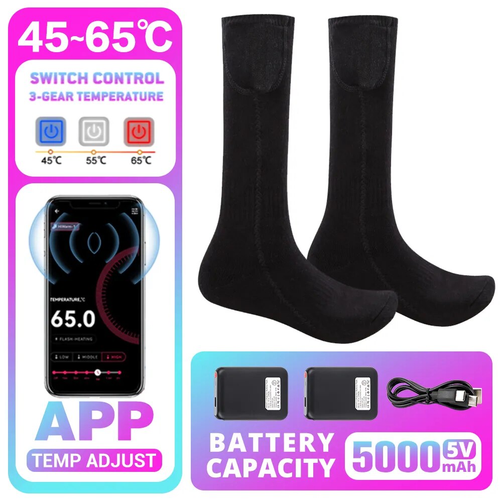 ThermicSocks™ Men's & Women's Heated Socks