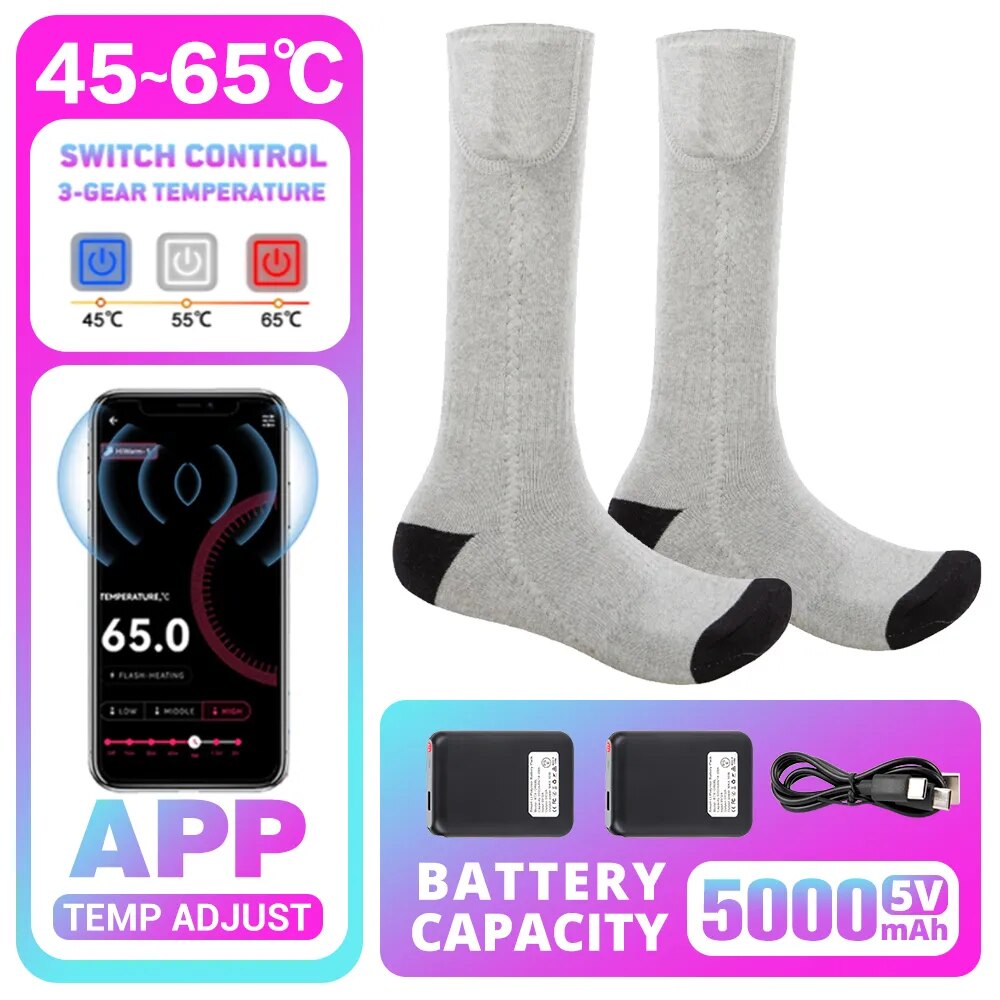 ThermicSocks™ Men's & Women's Heated Socks