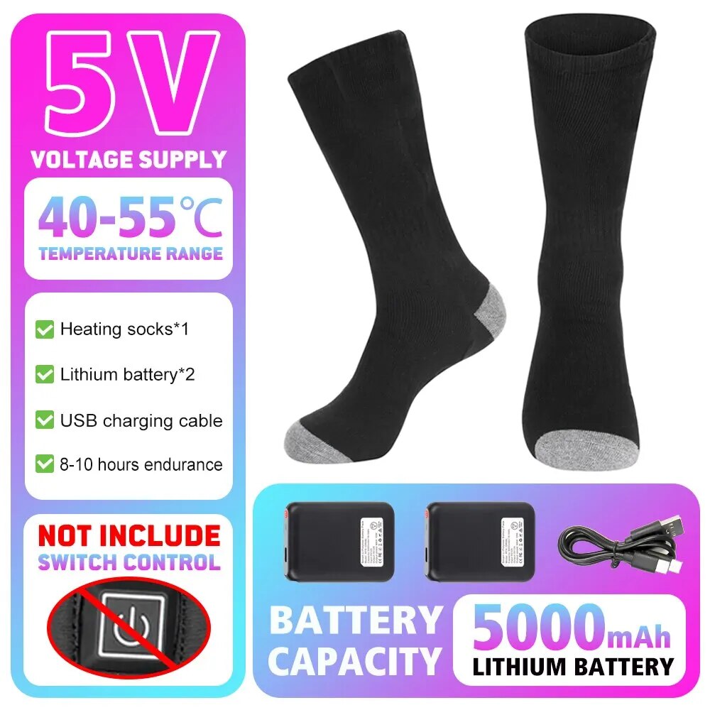 ThermicSocks™ Men's & Women's Heated Socks