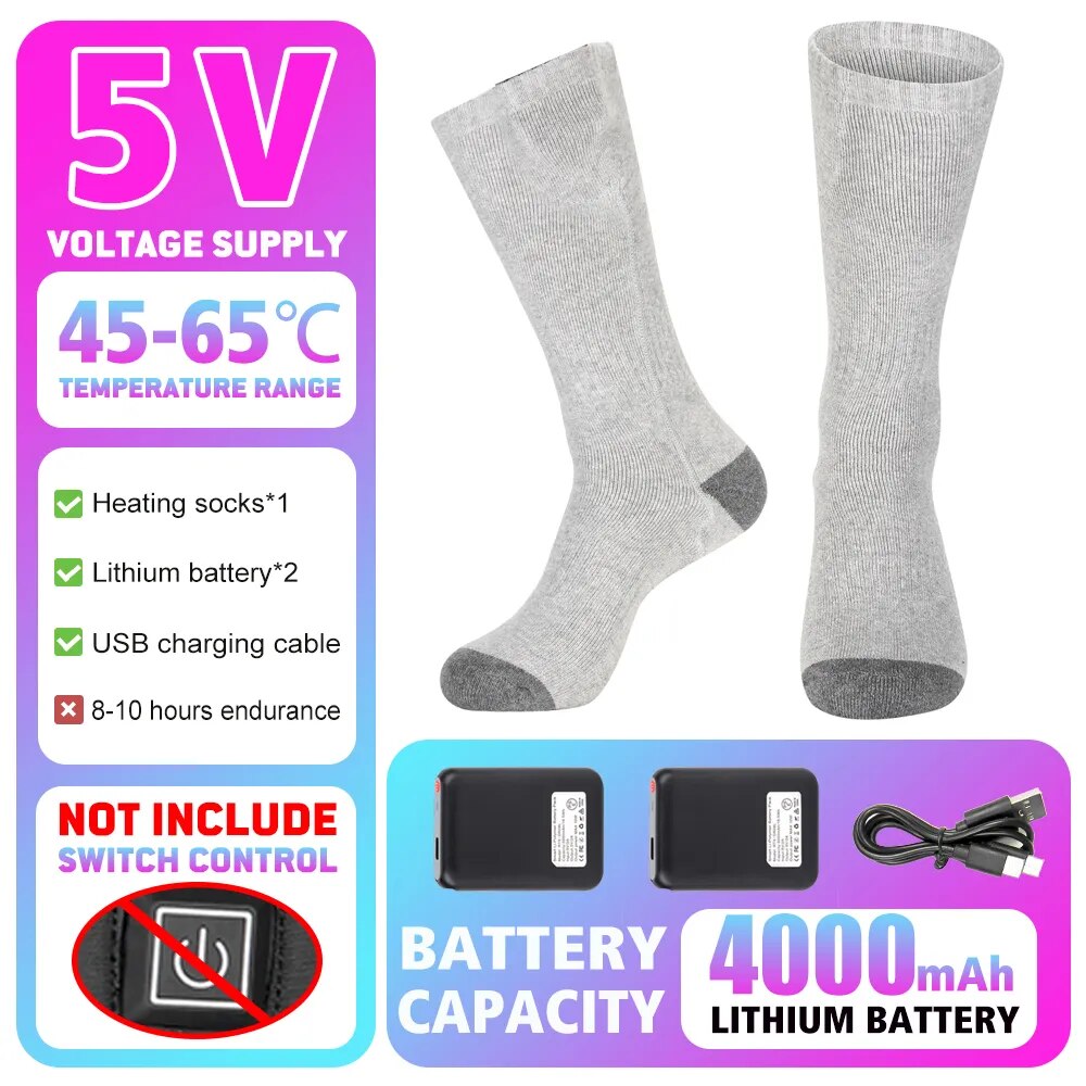 ThermicSocks™ Men's & Women's Heated Socks