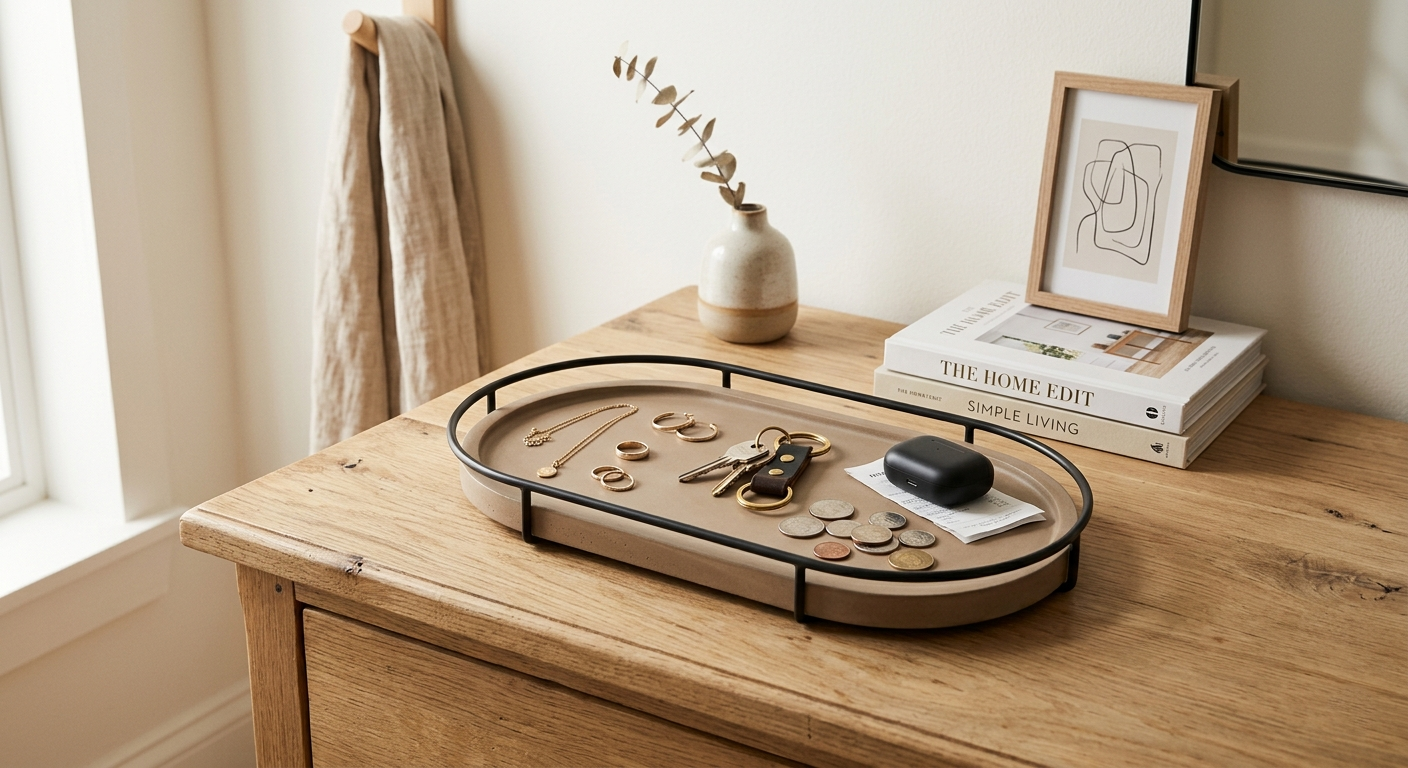 Minimal Ceramic Trinket Tray