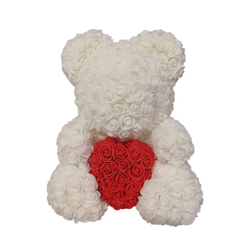 Regal Rose™ Teddy Bear (10in/25cm) + 50% Off + Free Bonus Necklace