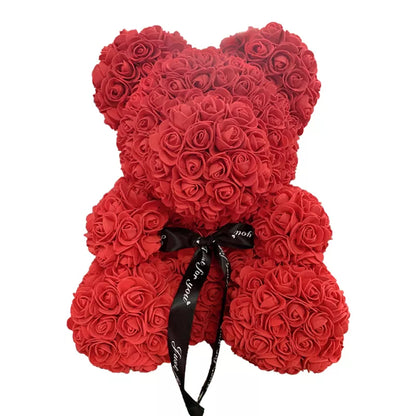 Regal Rose™ Teddy Bear (10in/25cm) + 50% Off + Free Bonus Necklace