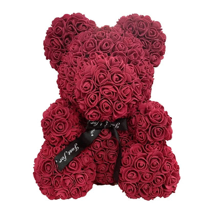 Regal Rose™ Teddy Bear (10in/25cm) + 50% Off + Free Bonus Necklace