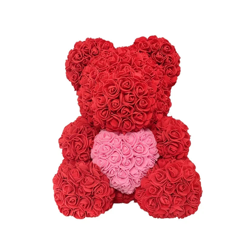 Regal Rose™ Teddy Bear (10in/25cm) + 50% Off + Free Bonus Necklace
