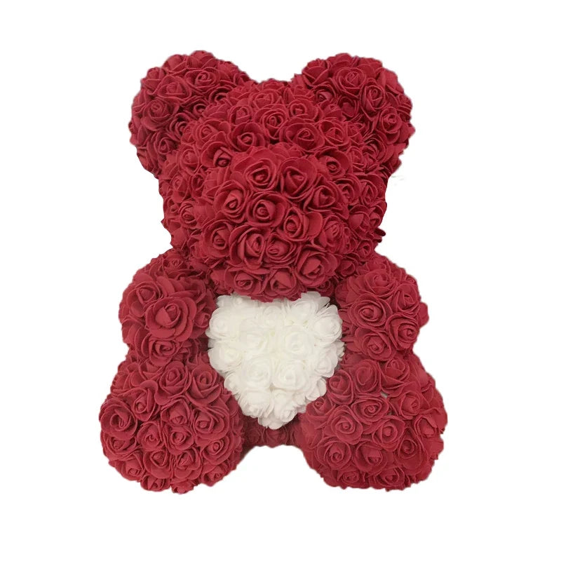 Regal Rose™ Teddy Bear (10in/25cm) + 50% Off + Free Bonus Necklace
