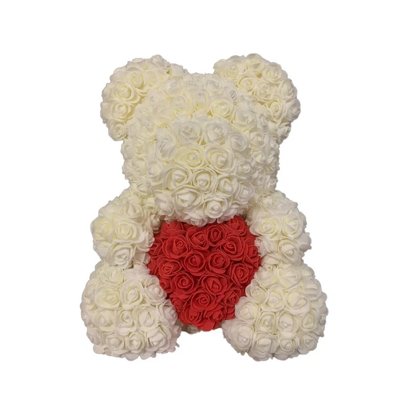 Regal Rose™ Teddy Bear (10in/25cm) + 50% Off + Free Bonus Necklace