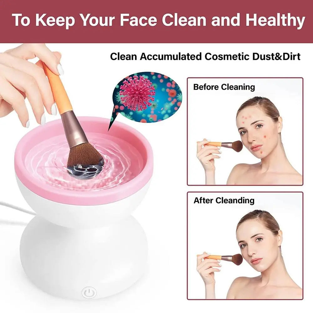 Spin-Renew™ Automatic Makeup Brush Cleaner
