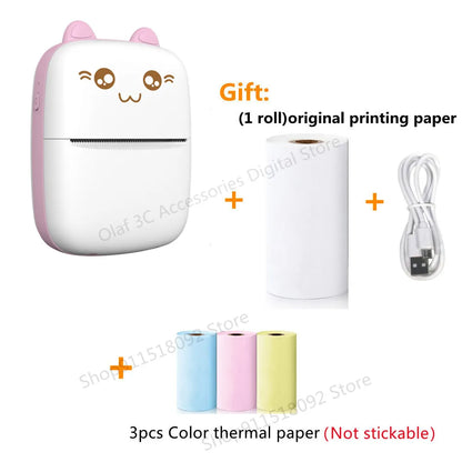 Meow Portable Mini Pocket Thermal Label Printer