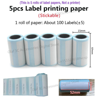 Meow Portable Mini Pocket Thermal Label Printer