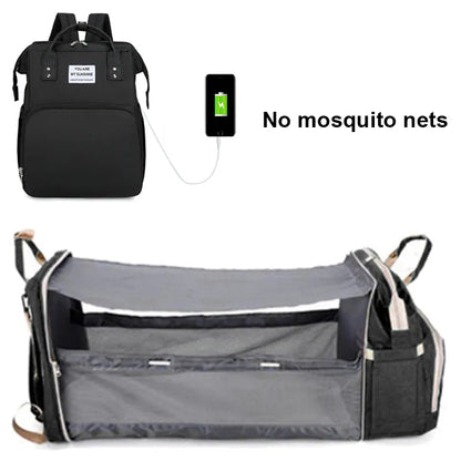 WONDER BAG™ Portable Lightweight Diaper Bag with Fold-out Crib and Changing Station