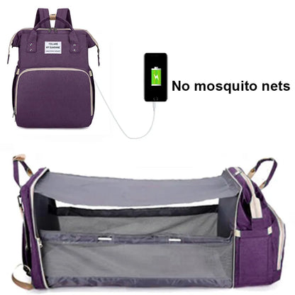 WONDER BAG™ Portable Lightweight Diaper Bag with Fold-out Crib and Changing Station