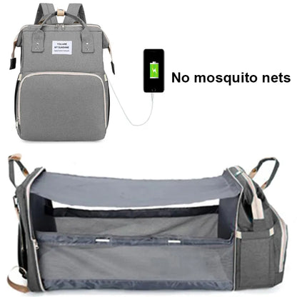 WONDER BAG™ Portable Lightweight Diaper Bag with Fold-out Crib and Changing Station