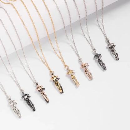 Timeless Embrace Couple's Pendant