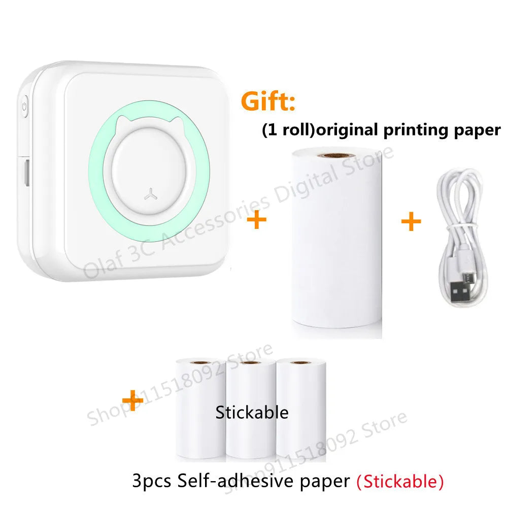 Meow Portable Mini Pocket Thermal Label Printer