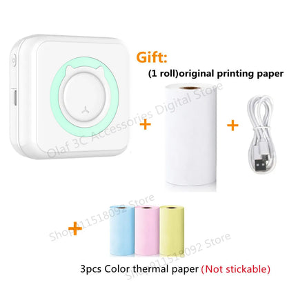 Meow Portable Mini Pocket Thermal Label Printer