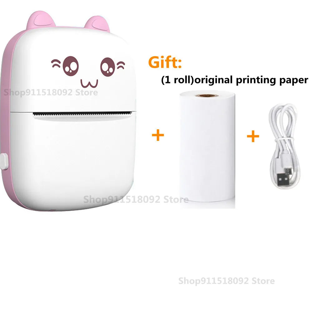 Meow Portable Mini Pocket Thermal Label Printer