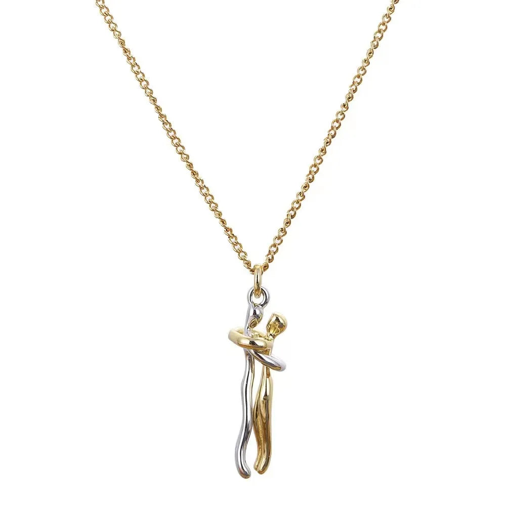 Timeless Embrace Couple's Pendant