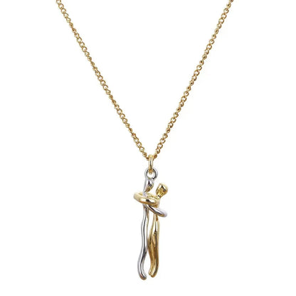 Timeless Embrace Couple's Pendant