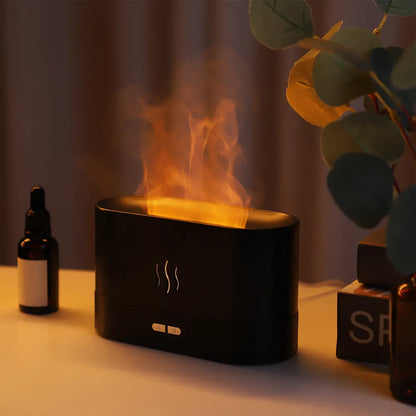 Flame Fire Humidifier & Aromatherapy Diffuser