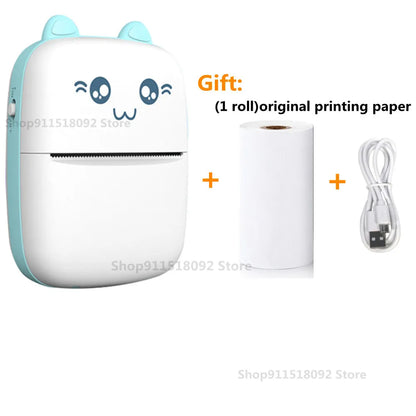 Meow Portable Mini Pocket Thermal Label Printer