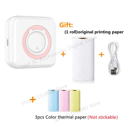 Meow Portable Mini Pocket Thermal Label Printer