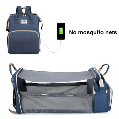 WONDER BAG™ Portable Lightweight Diaper Bag with Fold-out Crib and Changing Station