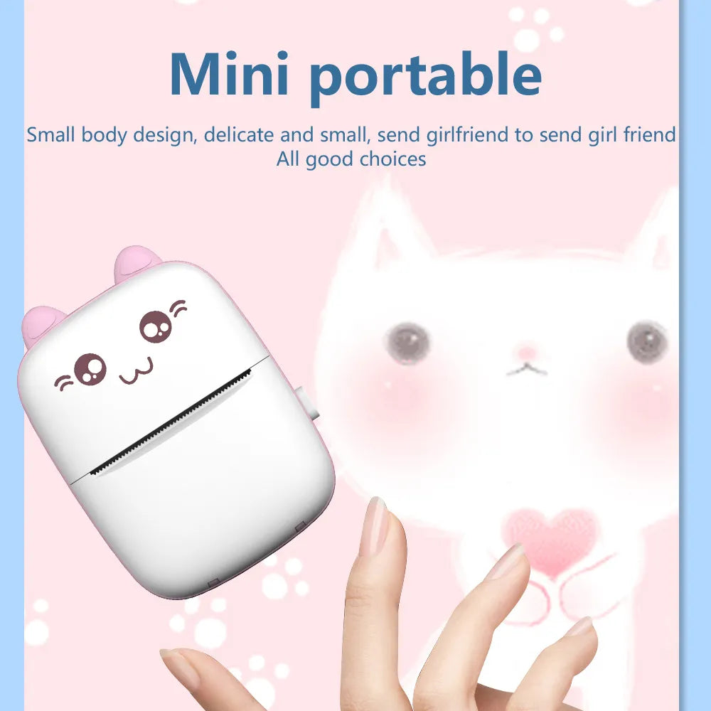 Meow Portable Mini Pocket Thermal Label Printer