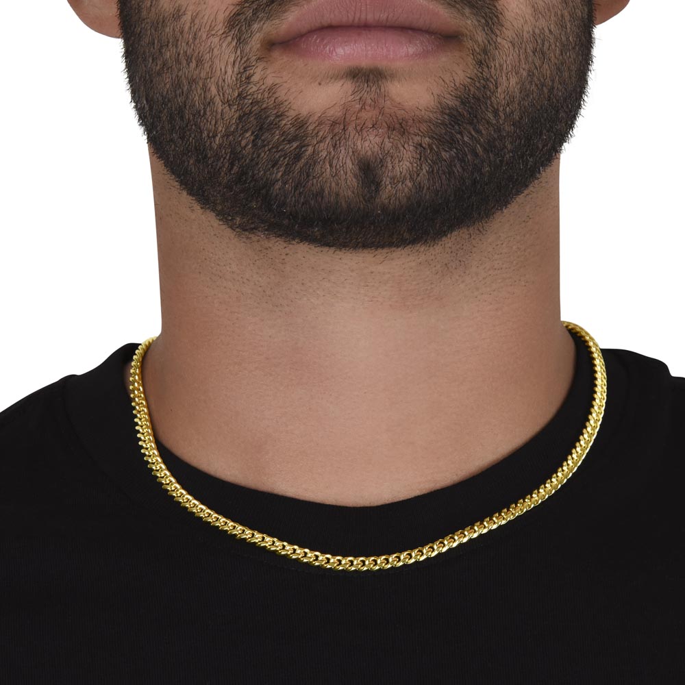 My Dad My Hero From Daughter | Cuban Link Chain | Perfect Father's Day Gift