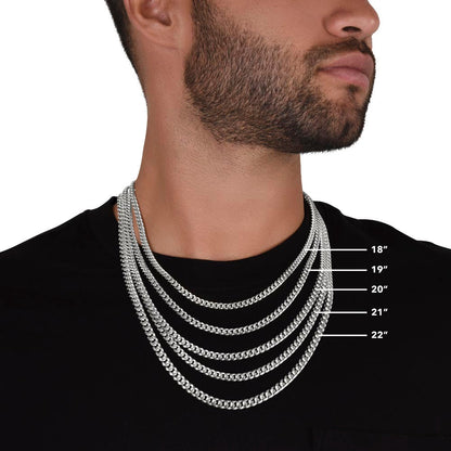 My Dad My Hero From Daughter | Cuban Link Chain | Perfect Father's Day Gift