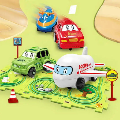 PuzzleRaceway Kids Learning Track